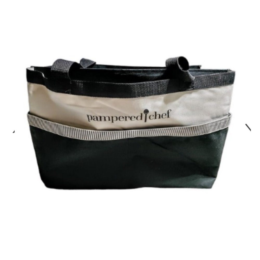 Pampered Chef Large Consultant Tote W/ Velcro Inserts